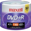 DVD-R MAXELL 16X 4.7GB ШПИНДЕЛ 50 БР